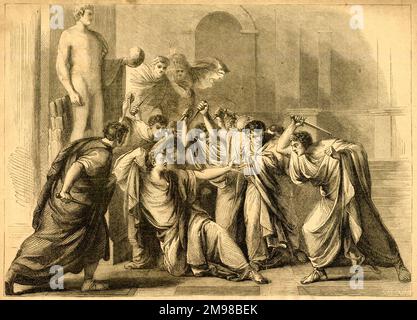 The Assassination of Julius Caesar.