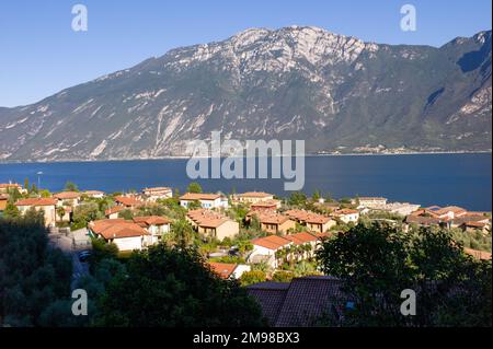 Lake Garda views of locals and holidaymakers and sights. Stock Photo