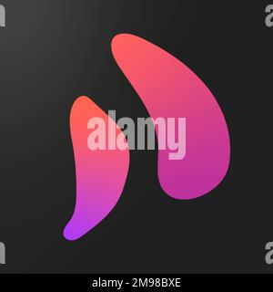 Colorful gradient element vector Stock Vector