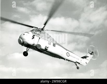 Sikorsky-built S-58, XL722, re-engined by Westland with a Napier Gazelle turboshaft replacing the radial piston engine. June 1957. Stock Photo