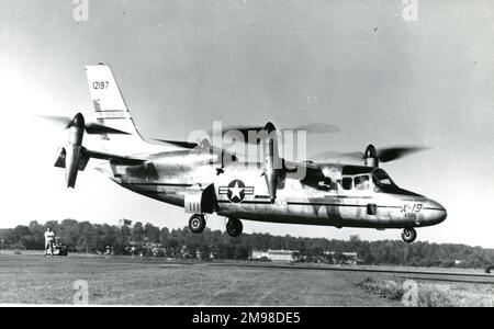 The first Curtiss-Wright X-19, 62-12197. Stock Photo