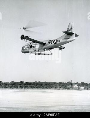 The first Bell XV-3 tiltrotor, 54-147. Stock Photo