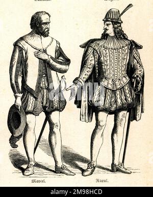 German Theatre Costume - The Huguenots, an opera by Meyerbeer set in ...