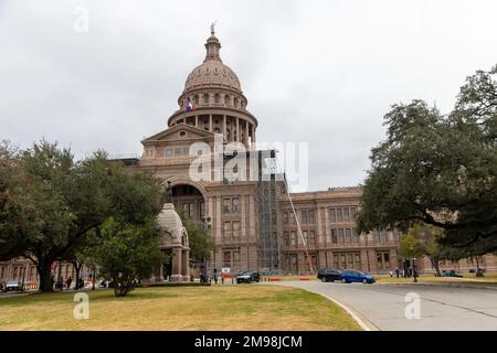 Austin, USA. 16th Jan, 2023. The Capitol of Texas in Austin, Texas on January 16, 2023. (Photo by Stephanie Tacy/Sipa USA) Credit: Sipa USA/Alamy Live News Stock Photo