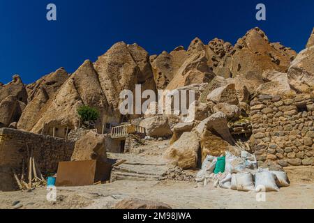 View of Kandovan village, Iran Stock Photo