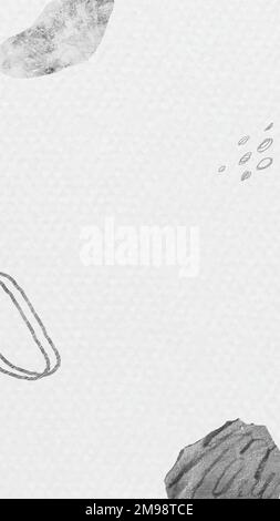 Abstract hand drawn stroke and texture background mobile phone wallpaper vector Stock Vector