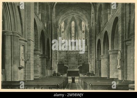 Abbey Church, Shrewsbury, Shropshire. Stock Photo