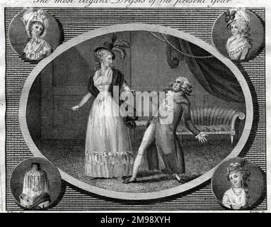 French Revolution - Charlotte Corday assassinating Jean-Paul Marat in his own house. Stock Photo