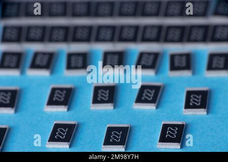Resistors SMD 2512 CASE 1W, Passive Components Stock Photo