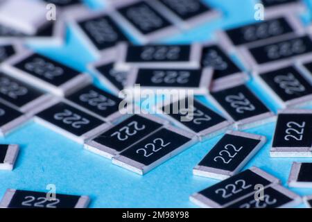 Resistors SMD 2512 CASE 1W, Passive Components Stock Photo