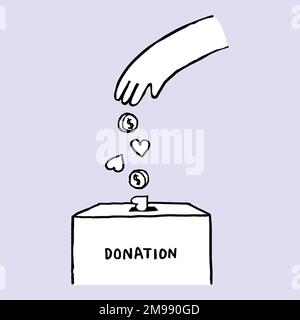 Donate now to support your community during COVID-19 outbreak vector Stock Vector