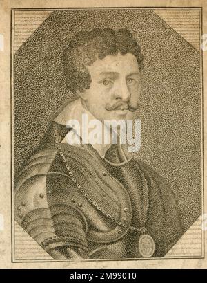 Thomas Wentworth, 1st Earl of Strafford (1593-1641), English statesman at the time of the English Civil War. Stock Photo