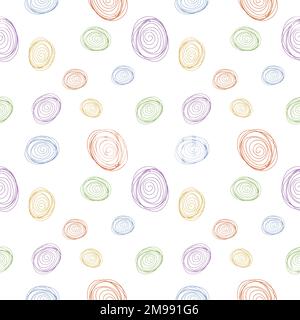 Seamless pattern design shape abstract doodle background illustration for digital and print materials. Stock Vector