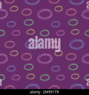 Seamless pattern design shape abstract doodle background illustration for digital and print Stock Vector
