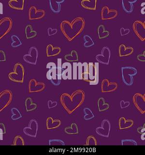 Seamless pattern design shape abstract doodle background illustration for digital and print Stock Vector