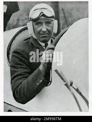 J G Parry Thomas, motor racing driver. Stock Photo