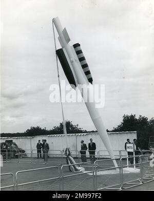 Bristol Bobbin recoverable ramjet test vehicle. Stock Photo