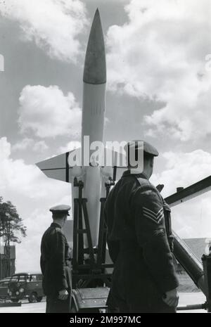 Bristol Bloodhound surface-to-air guided missile. Stock Photo