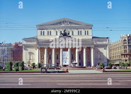 The Bolshoi Theatre, Teatralnaya Square, Tverskoy District, Moscow, Central Federal District, Russia Stock Photo