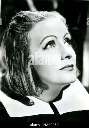 Greta Garbo (Greta Lovisa Gustafsson, 1905-1990), Swedish-American film actress. Seen here in the title role of Queen Christina. Stock Photo