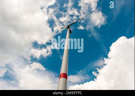 Wind Turbine - Renewable Energies Stock Photo