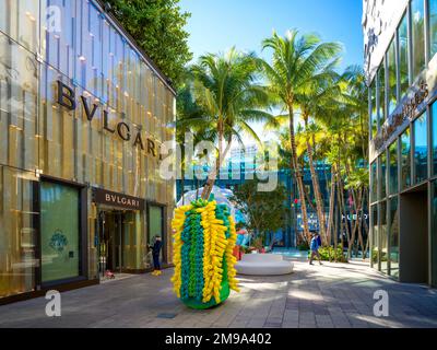 Miami Florida Design District shopping shoppers Off-White designer