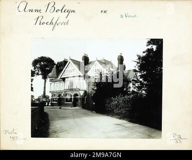 Photograph of Anne Boleyn PH, Rochford, Essex. The main side of the ...