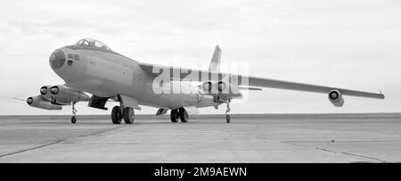 Boeing XB-47 Stratojet 46-0065 (Boeing Model 450-3-3 : msn 15972)First prototype, first flown on 17 December 1947. Stalled on approach and crashed near Moses Lake Air Force Base, WA., on 11 May 1949. Stock Photo