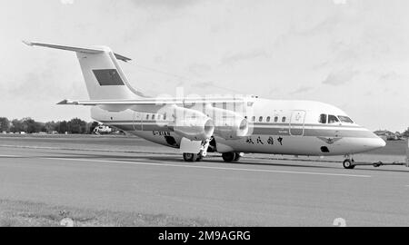 British Aerospace BAe 146-100 G-XIAN (msn E1019) Stock Photo