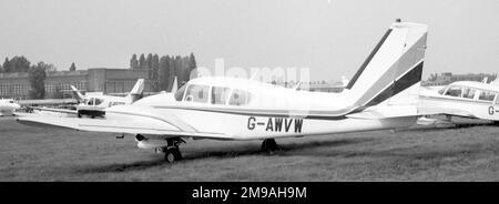 Piper PA-23-250 Aztec G-AWVW (msn 27-4054) Stock Photo