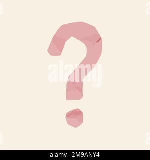 Question mark paper cut symbol vector Stock Vector Image & Art - Alamy
