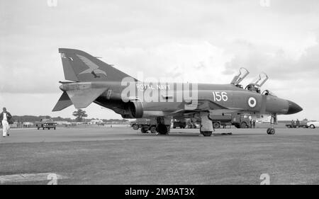 Royal Navy - McDonnell Douglas Phantom FG.1 XT865 '165', base code 'VL', of 767 Naval Air Squadron, from RNAS Yeovilton, circa 1971. Stock Photo