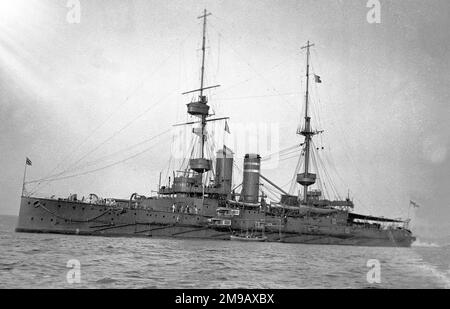 HMS DREADNOUGHT Royal Navy battleship in 1906 Stock Photo - Alamy