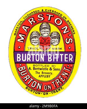 Marstons burton bitter Stock Photo - Alamy