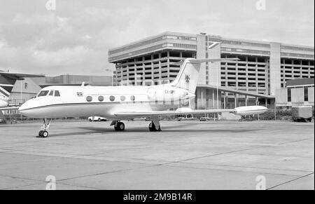 Grumman G-1159 Gulfstream II 5X-UPF (msn 133), of the Government of ...