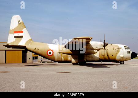 Egyptian Air Force - Lockheed C-130H Hercules 1280 - SU-BAL (msn 4802, ex 78-0759), of 16 Squadron Stock Photo