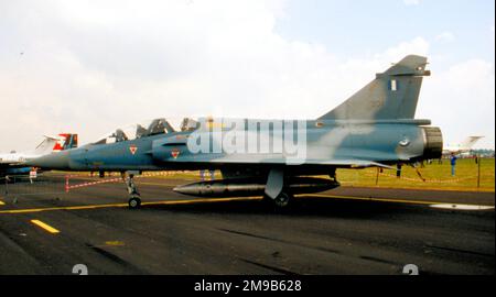 Hellenic Air Force - Dassault Mirage 2000BG 204 (msn 233), of 332 Mira, at the Boscombe Down - Battle of Britain 50th Anniversary Airshow, on 9 June 1990 Stock Photo