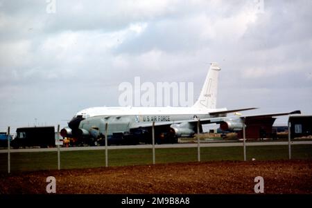 United States Air Force (USAF) - Boeing RC-135U 'Combat Sent 2' 64-14849 (msn 18789), of the 45th Reconnaissance Squadron. Stock Photo