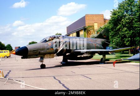 Luftwaffe - McDonnell Douglas F-4F Phantom II 37+83 (msn 4593), of JagdBomberGeschwader 35, at RAF Waddington on 2 August 1986. Stock Photo