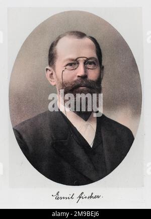 EMIL FISCHER (1852 - 1919), German chemist. Stock Photo