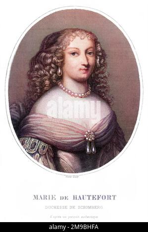 MARIE DE HAUTEFORT, duchesse de Schomberg French social leader Stock Photo