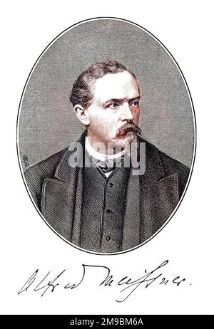 ALFRED von MEISSNER Austrian poet Stock Photo