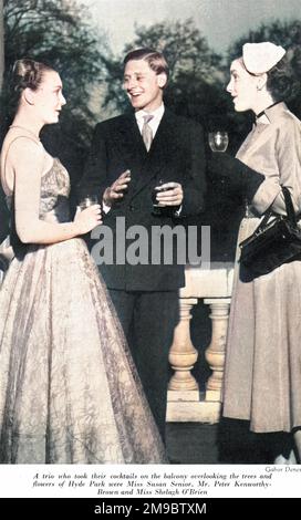 Susan Senior, Peter Kenworthy-Browne and Shelagh O'Brien Stock Photo ...