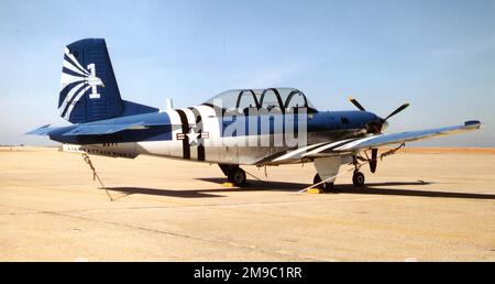 United States Navy - Beech T-34C Turbo-Mentor 160494 (MSN GL-51) of Light Attack Wing 1. Stock Photo