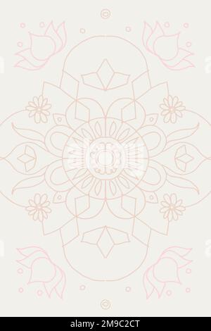 Diwali Indian mandala background vector Stock Vector