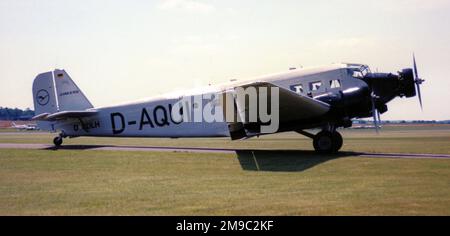 Junkers Ju 52-3mg8e D-CDLH - 'D-AQUI' (msn 130714), at the Duxford for the Flying Legends Air Show on 8 July 2006 Stock Photo