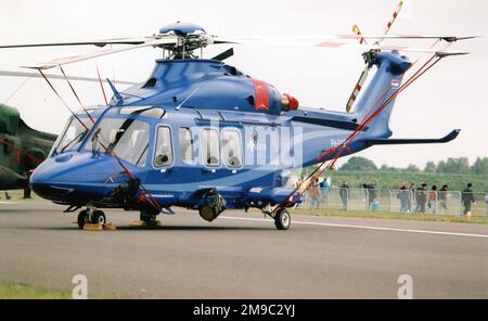 Politie Luchtvaart Dienst - AgustaWestland AW139 PH-PXZ (msn 31250, ex I-PTFD). (Politie Luchtvaart Dienst - Dutch Police Aviation) Stock Photo