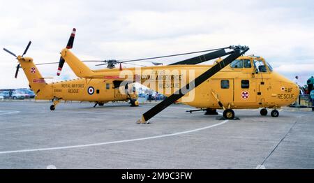 Westland Whirlwind HAR.10 G-BVGE - XJ729 (msn WA100, ex 8732M), with Wessex HAR.2 XR588. Stock Photo