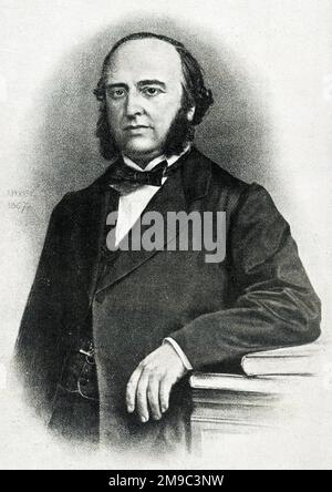 Dr Paul Broca (1824-1880), French physician, anatomist and anthropologist, researcher on the area of the brain that deals with language. Stock Photo