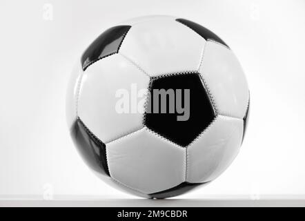 soccer ball isolated on a table Stock Photo